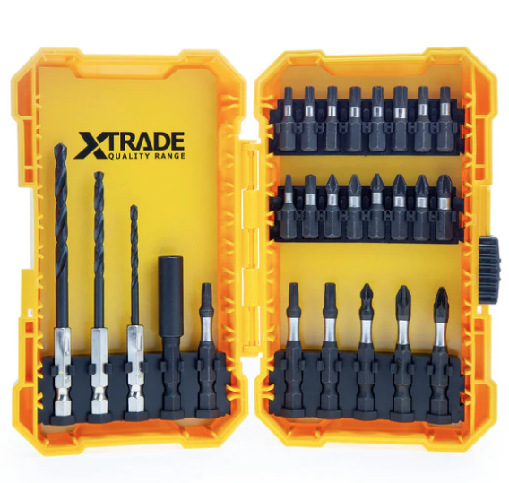 XTrade 26 Piece Drill & Impact Drive Set