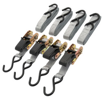 XTrade Ratchet Straps with Hooks 25mm x 5m Multi Pack