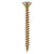 PZ Double CSK Yellow Passivated Woodscrew. Boxed.