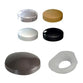 Chrome Dome Cap & Washer. Box of 200