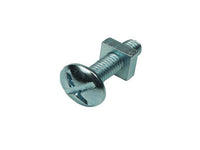 6x40 Roofing Bolt & Nut BZP. Bag of 25